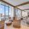 Telescopes in sky lounge surrounded by large windows at The Registry Las Olas